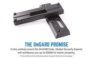 Home Invasion Prevention Products |OnGARD Security Door Brace Jammer | Best Door Barricade | French Door Security |